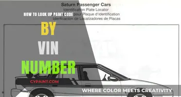 Find Your Car's Paint Code Using Its VIN