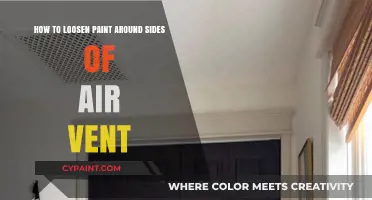 Loosening Paint Around Air Vents: A Step-by-Step Guide