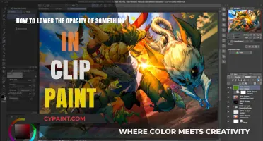 Mastering Transparency: A Guide to Lowering Opacity in Clip Paint