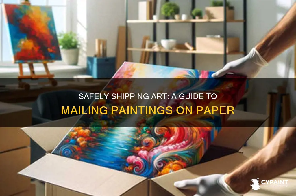 how to mail a painting on paper