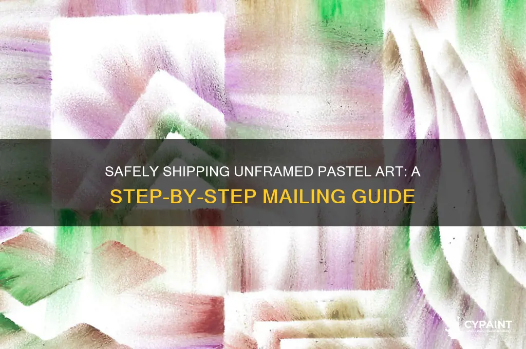 how to mail a unframed pastel paintings