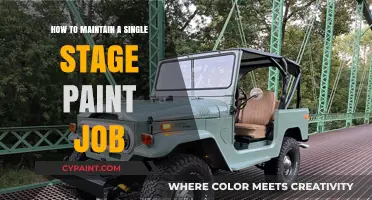 Maintaining a Flawless Single Stage Paint Job: Tips and Tricks