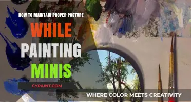 Master Mini Painting Posture: Tips for Comfort and Precision
