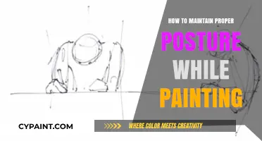 Mastering Posture: Tips for Comfort and Precision While Painting