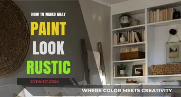 Rustic Charm: Techniques to Age and Distress Gray Paint Finishes