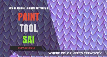 Installing Textures in Paint Tool SAI: A Manual Guide