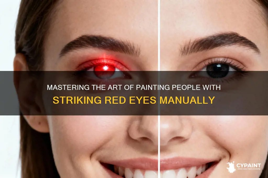 how to manually paint people with eed eye