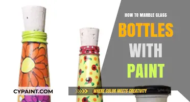 DIY Marbled Glass Bottles: Easy Paint Techniques for Stunning Results