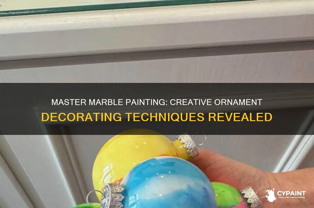 how to marble paint decorate a ordiment