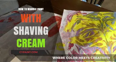 Marble Paint Magic: Shaving Cream Technique for Stunning DIY Art