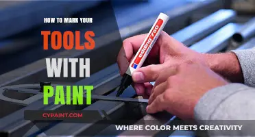 Easy Tool Identification: Marking Your Tools with Paint for Quick Recognition