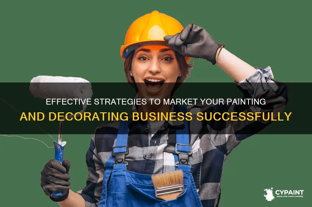 how to market a painting and decorating business