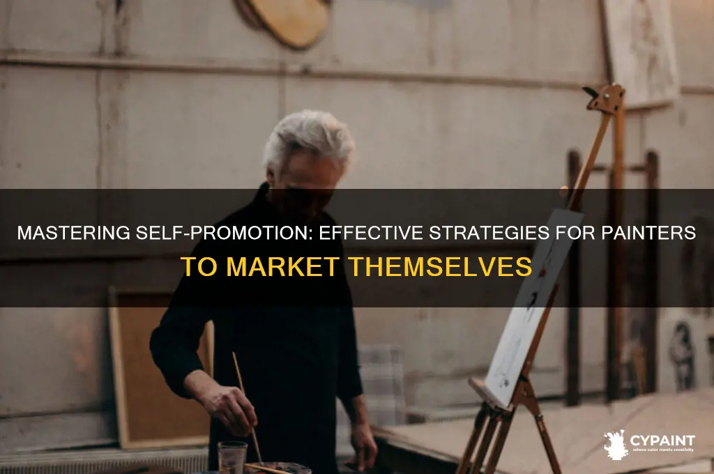 how to market yourself as a painter