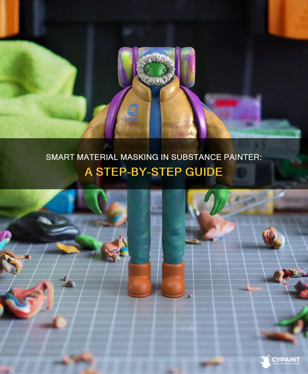 how to mask a smart material in substance painter