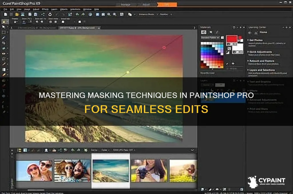how to mask in paint shop pro