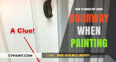Efficiently Masking Large Doorways for a Flawless Paint Job