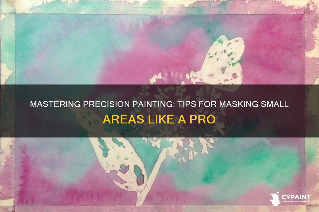 how to mask off small areas to paint