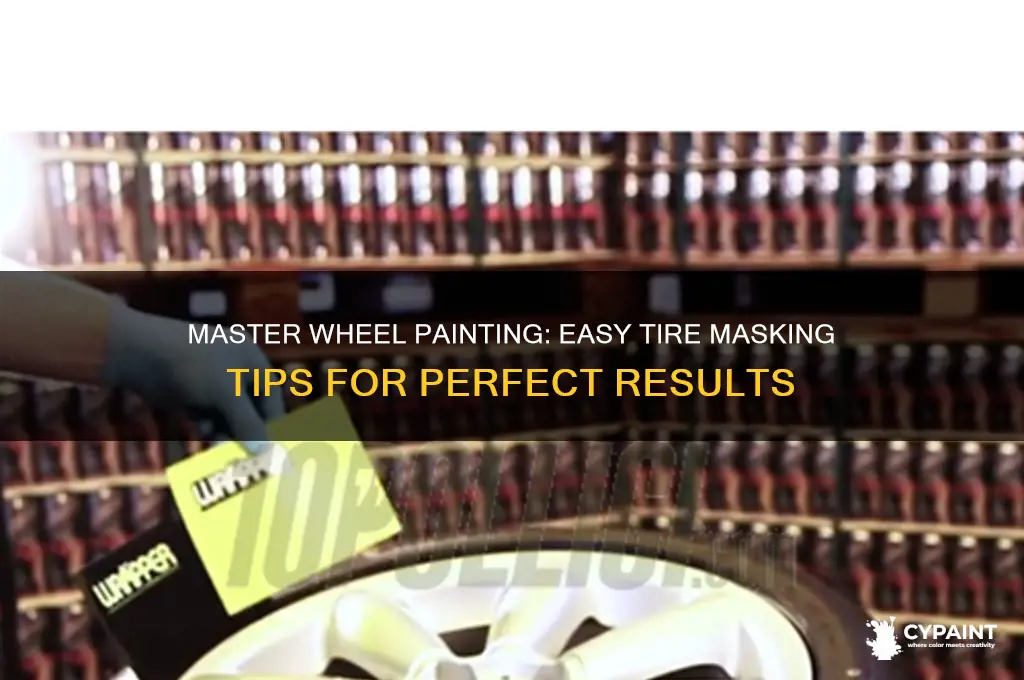 how to mask tires when painting wheels