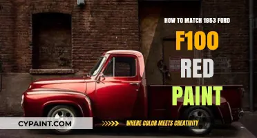 Restoring Your 1953 Ford F100: Perfectly Matching the Classic Red Paint