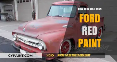 Reviving Classic Beauty: Matching 1953 Ford Red Paint Perfectly