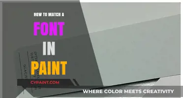 Master Font Matching in Paint: Tips for Perfect Typography
