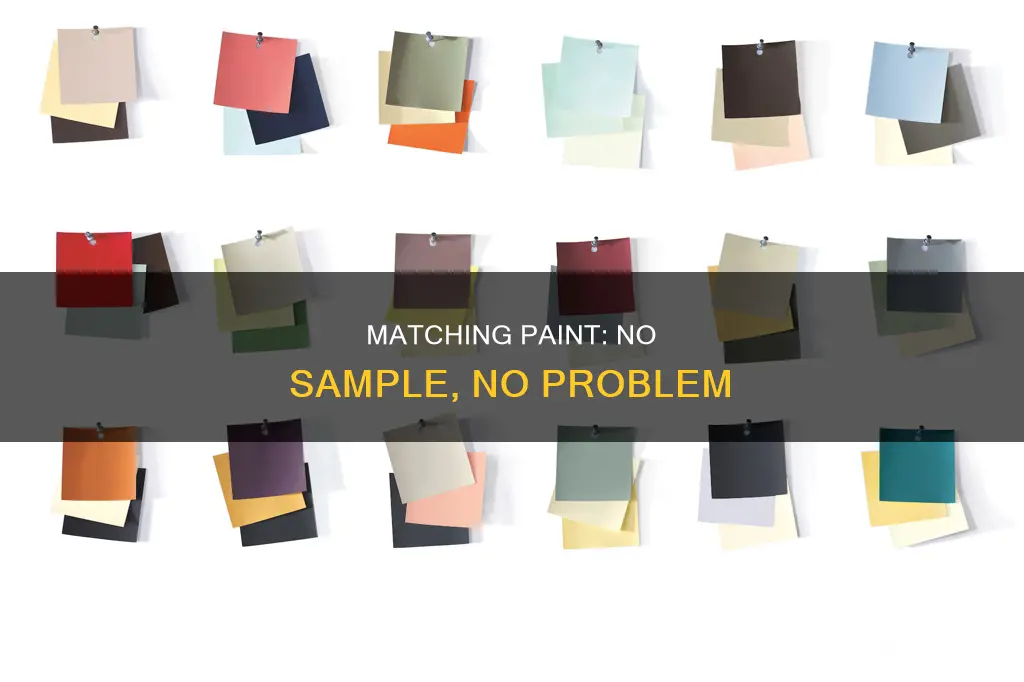 how to match a paint colour without a sample