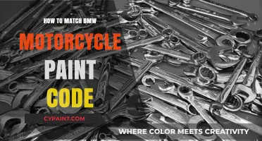 Matching BMW Motorcycle Paint Codes: A Step-by-Step Guide