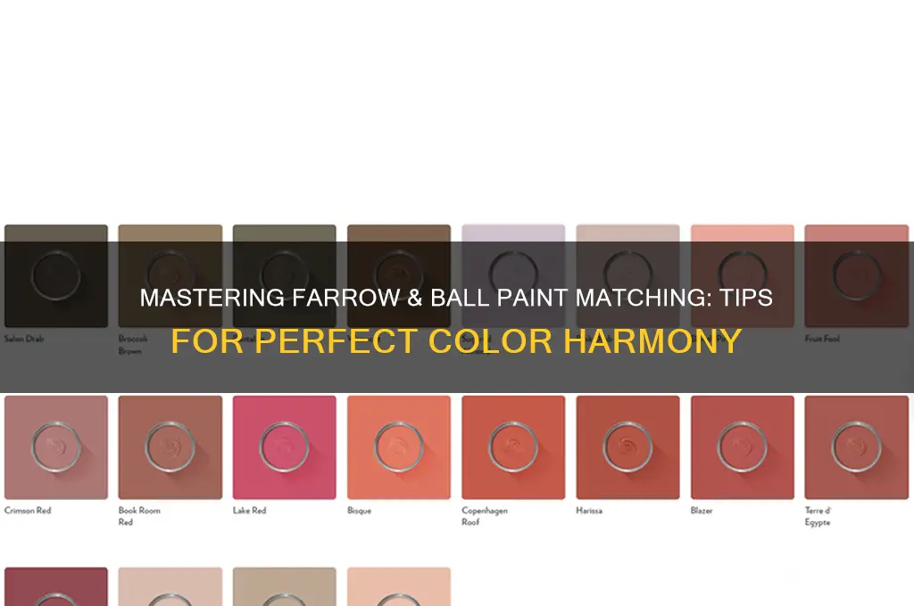 how to match farrow and ball paint