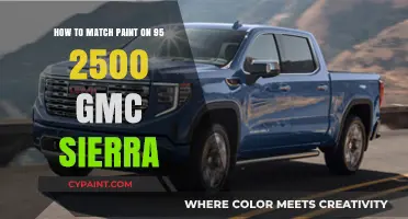 Matching Paint for Your GMC Sierra: A Step-by-Step Guide