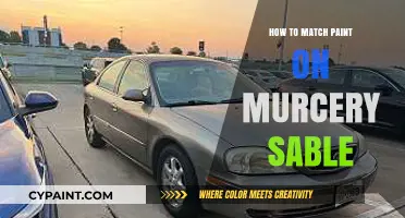Perfect Paint Match: Tips for Your Mercury Sable Restoration