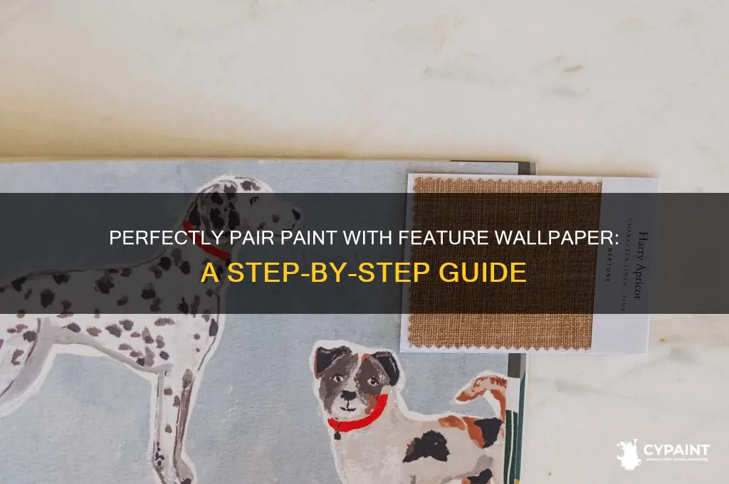 how to match paint to feature wallpaper