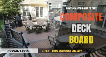 Matching Paint to Trax Composite Deck Board: A Guide