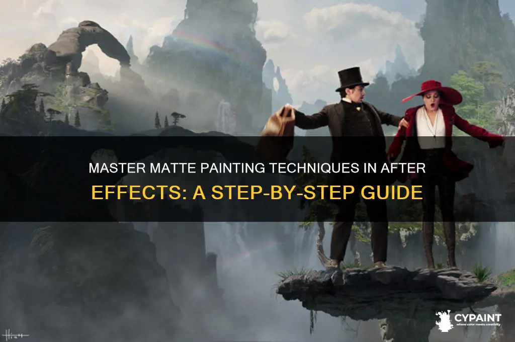 how to matte paint in after effects