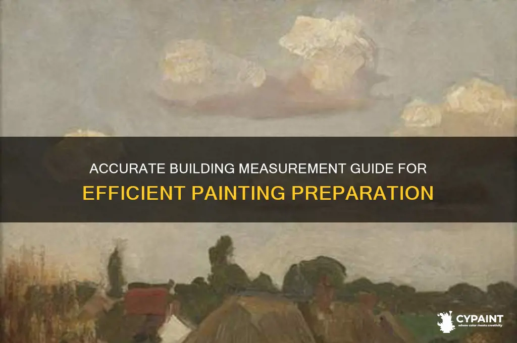 how to measure a building for painting