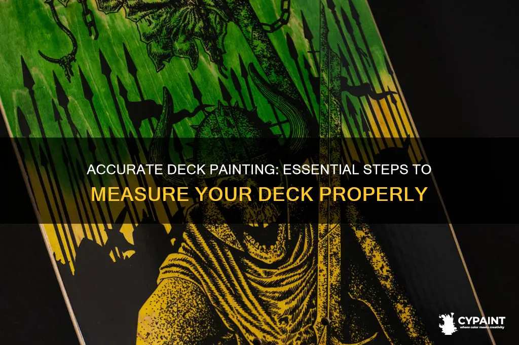 how to measure a deck to paint