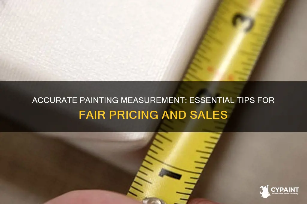 how to measure painting size for pricing