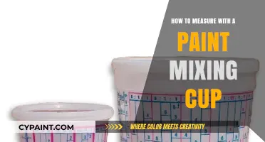 Mastering Paint Mixing: Accurate Measurement Techniques with a Mixing Cup