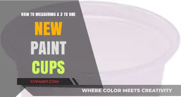 Accurately Measuring Paint: A Guide to Using 3:1 Ratio Cups