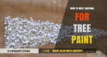 Creative DIY: Melting Crayons for Vibrant Tree Painting Techniques
