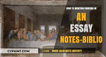 Citing Paintings in Your Essay: A Quick Guide