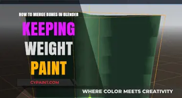 Blender Merging Bones: Retaining Weight Paint