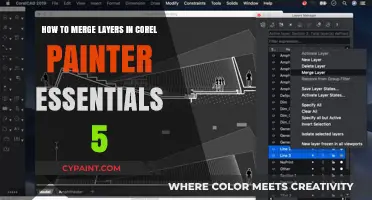 Merging Layers in Corel Painter Essentials 5: A Step-by-Step Guide