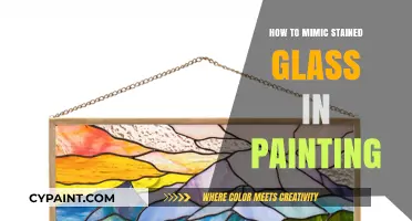Mimicking Stained Glass: Techniques for Vibrant, Light-Filled Paintings