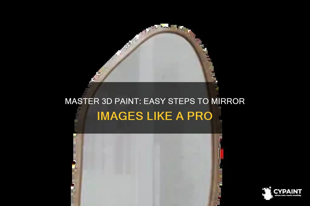 how to mirror an image 3d paint