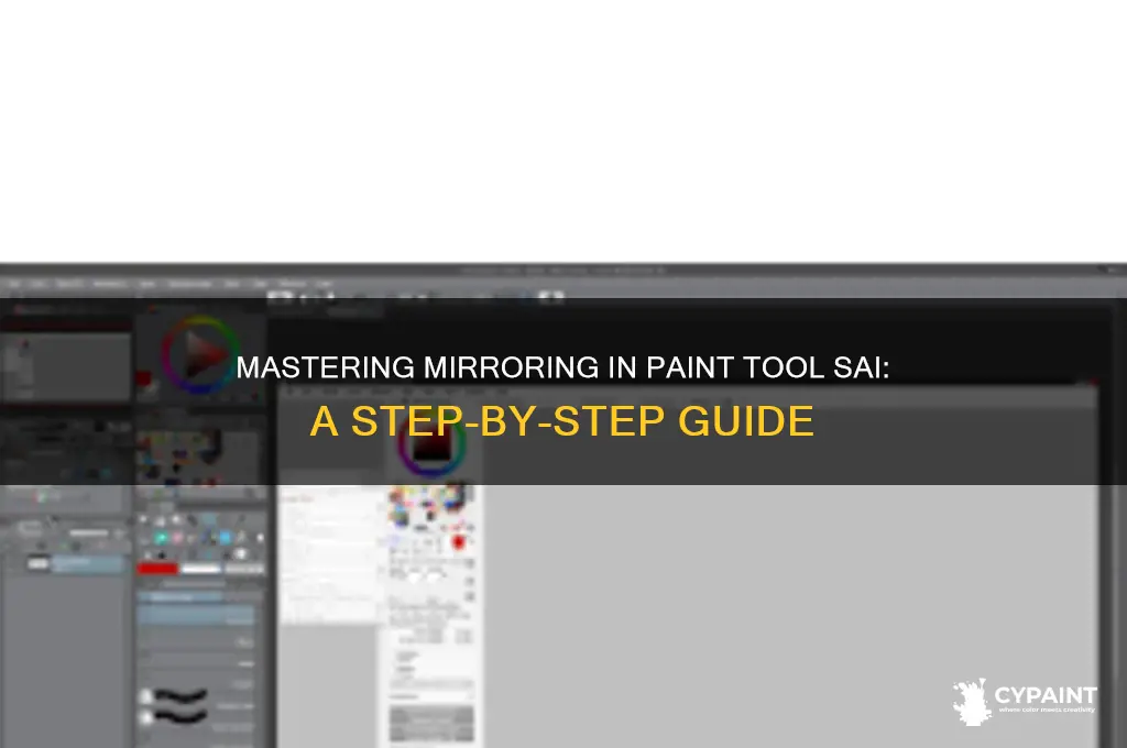 how to mirror in paint tool sai