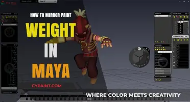 Mastering Maya: Techniques to Mirror Paint Weights Seamlessly
