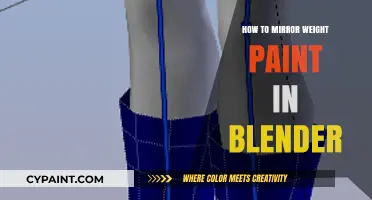 Master Blender Weight Paint Mirroring: A Step-by-Step Guide