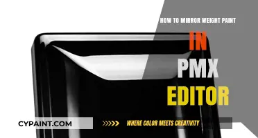 Mastering PMX Editor: Mirror Weight Paint Techniques for Seamless Models