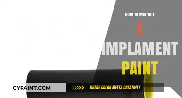 Mastering the Art of Mixing 16:1:1 Implement Paint Like a Pro