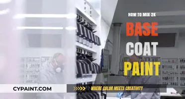 Mastering the Art of Mixing 2K Base Coat Paint: A Step-by-Step Guide